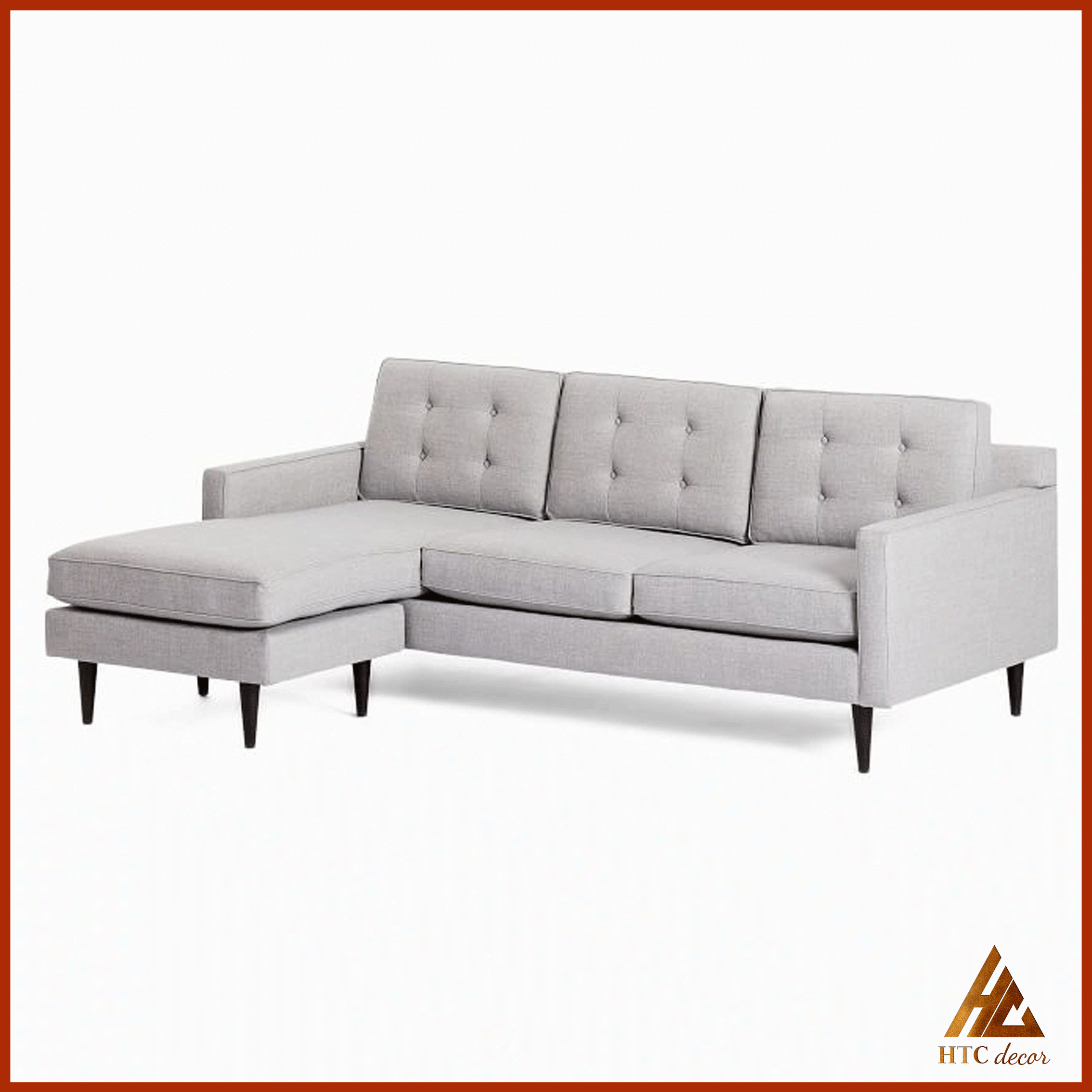 Ghế Sofa Góc L Drake Vải Bố